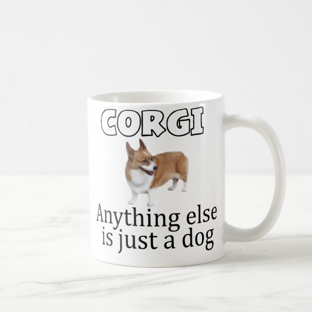 Caneca De Café Corgi é o melhor cachorro (Direita)