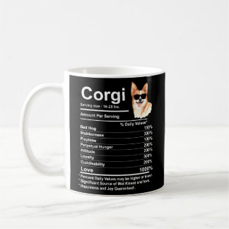 Caneca De Café Corgi Fala Nutrição Cardigan Pembroke Corgi Mãe