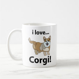 Caneca De Café Corgi I Love Corgi Coffee Mug