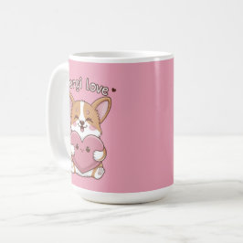 Caneca De Café Corgi Love