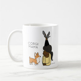 Caneca De Café Corgi Mama Personalizada Coffee Mug