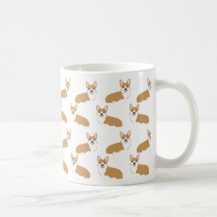 Caneca De Café Corgi Mug - design de córgis