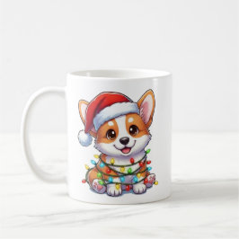 Caneca De Café Corgi Mug, um belo Natal
