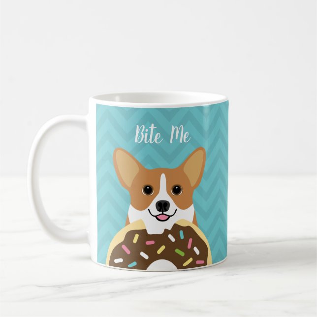 Caneca De Café Corgi Mugs (Esquerda)