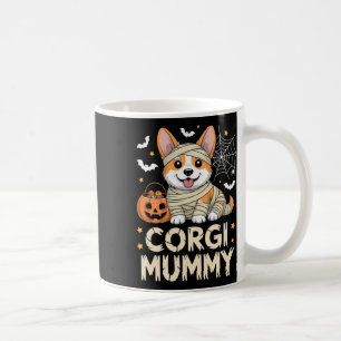 Caneca De Café Corgi Mummy Dia de as Bruxas engraçado Dog Figurum
