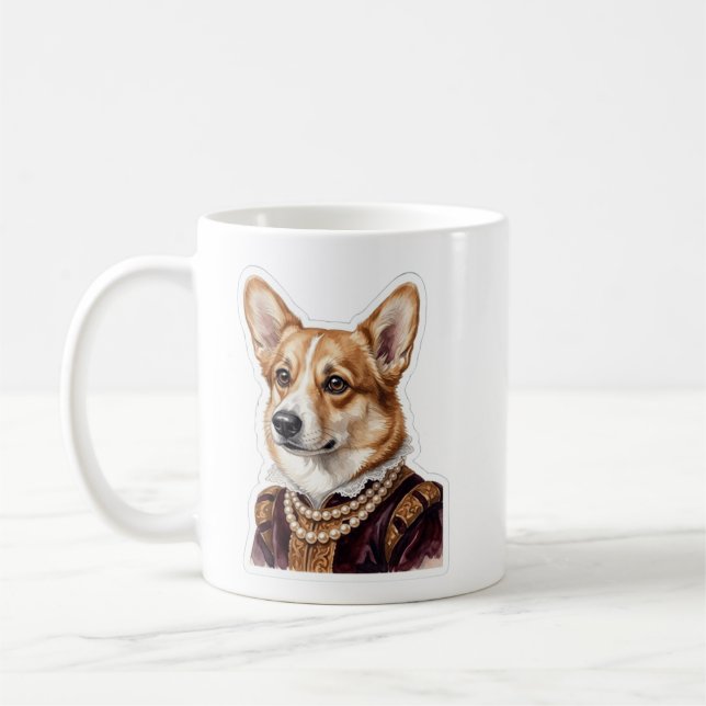 Caneca De Café Corgi R (Esquerda)