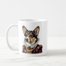 Caneca De Café Corgi Renaissance
