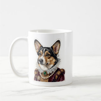 Caneca De Café Corgi Renaissance