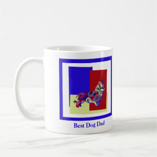 Caneca De Café Corgi Welsh Cute Dog Silhouette TRBY Day