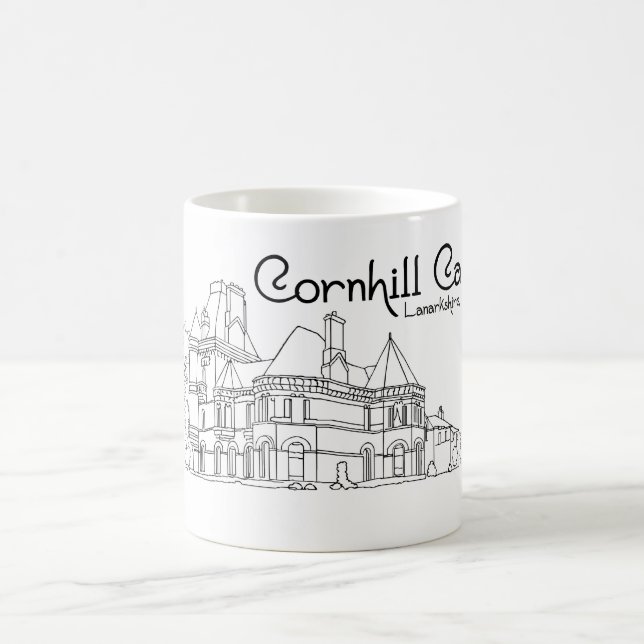 Caneca De Café Cornhill Castle Scotland (Centro)