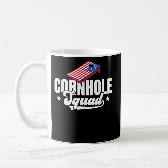 Caneca De Café Cornhole Corn Star Tee Cornhole Tee (Esquerda)