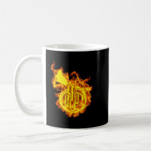 Caneca De Café Corno de França Contra Fogo Presente Feno Feno Fri