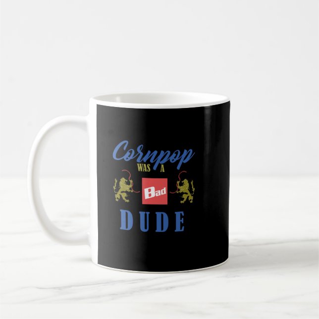 Caneca De Café Cornpop era um cara mau (Esquerda)