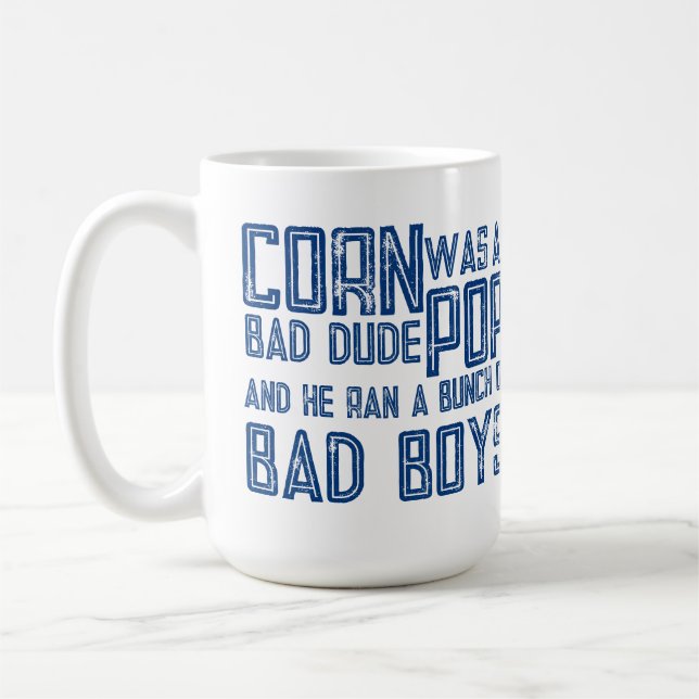 Caneca De Café Cornpop era um cara ruim (Esquerda)