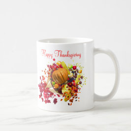 Caneca De Café Cornucopia de Ação de Graças