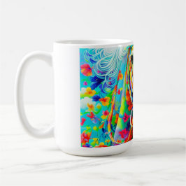 Caneca De Café Coro Adorne com Flores