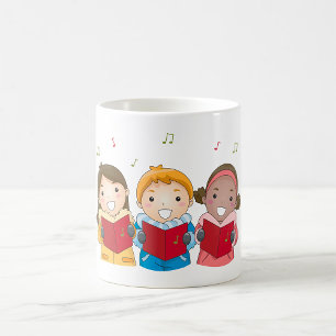 Caneca De Café Coro de Natal Infantil Cantores de Villancios Fest