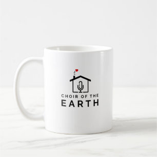 Caneca De Café Coro do logotipo da Terra