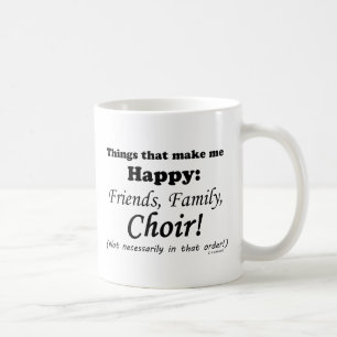 Caneca De Café Coro me faz feliz