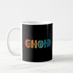 Caneca De Café Coro Retro Singer Music Group Teacher Choir Direct
