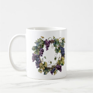 Caneca de Café Coroa de Uva