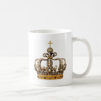 Caneca De Café Coroa dourada mim
