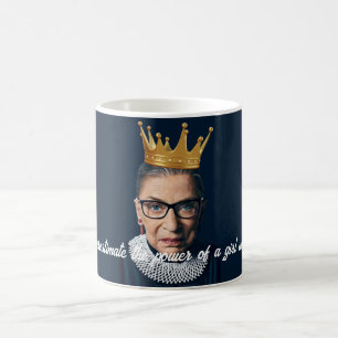 Caneca De Café Coroa Dourada Ruth Bader Ginsburg