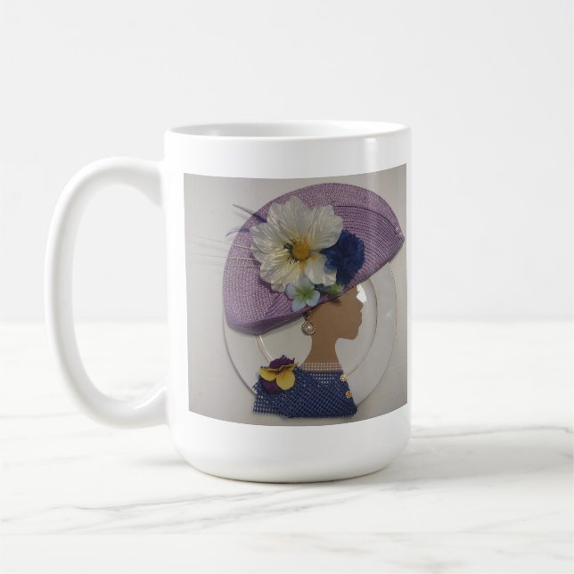 CANECA DE CAFÉ COROA ELEGANTE - LAVANDA (Esquerda)
