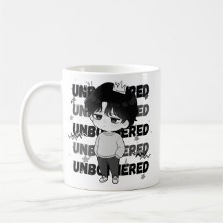Caneca De Café Coroa Impassível Chibi Gráfico Ilustrativo Relacio