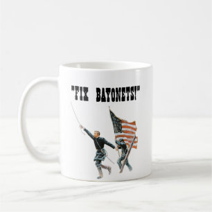 Caneca De Café Coronel de Gettysburg Chamberlain "Fix Bayonets"