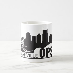 Caneca De Café Corpo de Engenheiros de Nashville OPS Skyline Simp