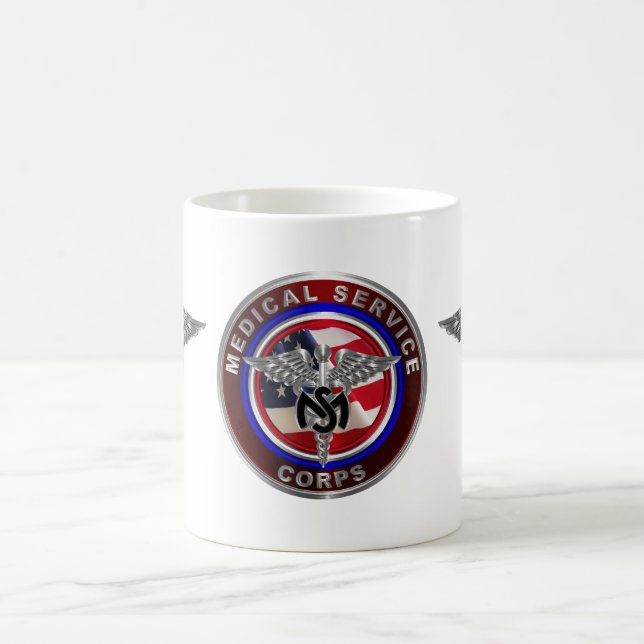 Caneca De Café Corpo de Serviço Médico (Centro)