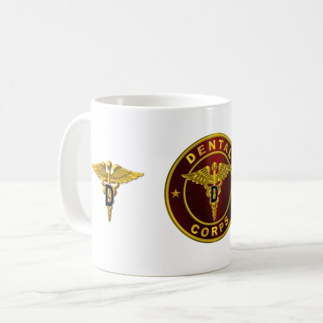 Caneca De Café Corpo Odontológico  (Frente Esquerda)
