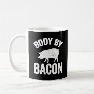 Caneca De Café Corpo por amante de porcos bacon