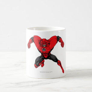 Caneca De Café Corpo vermelho da lanterna - salto 1 da raiva
