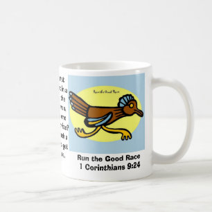 Caneca De Café Corra a Boa Corrida 1 Coríntios 9:2