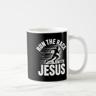 Caneca De Café Corra A Corrida Com Jesus Citação Motivacional