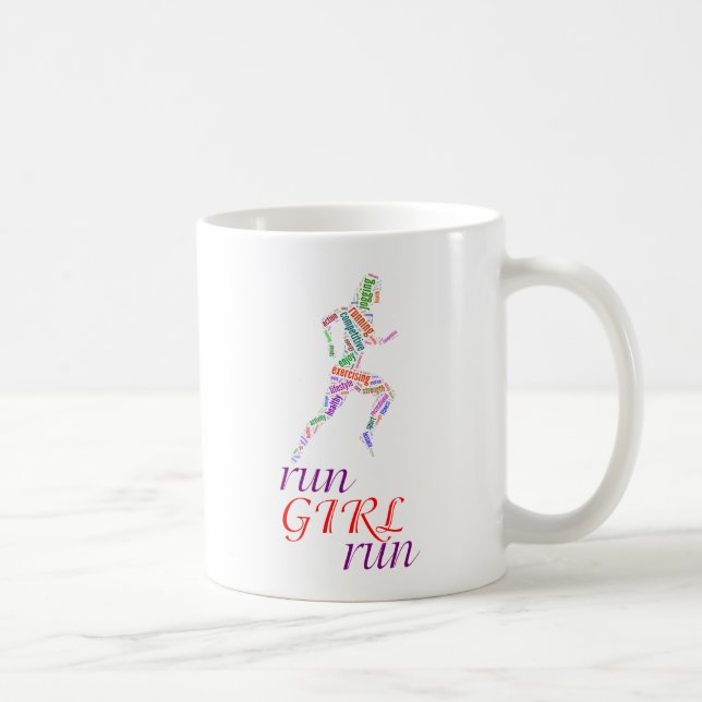 Caneca De Café Corra garota, corra (Direita)