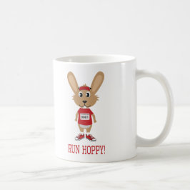 Caneca De Café Corra Hoppy! Rabbit Runner em Vermelho