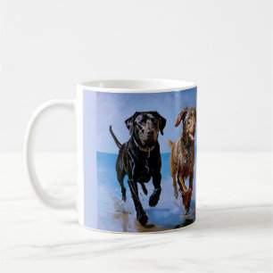 Caneca De Café "Corra Livre, Corra Juntos" Os Melhores Amigos Do 