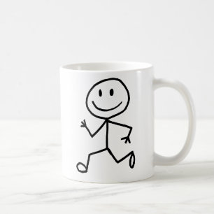 Caneca De Café Corredor de Stickman