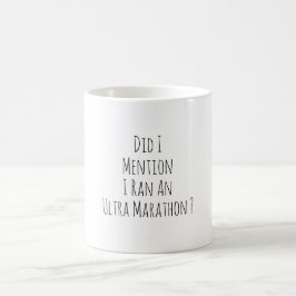 Caneca De Café Corredor de Ultra Maratona Engraçado Corredor de M
