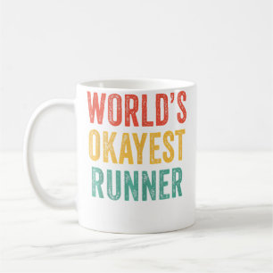 Caneca De Café Corredor Mais Ou Menos Do Mundo Camisa Divertida D