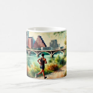 Caneca De Café Correndo em Austin Texas