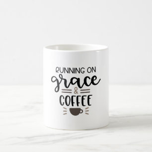 Caneca De Café Correndo em graça e café