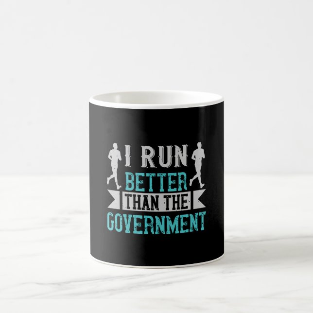 Caneca De Café Correndo melhor que o governo (Centro)