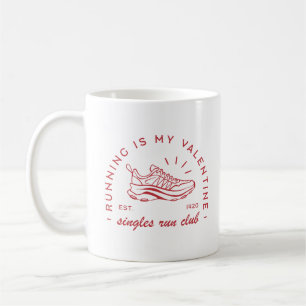 Caneca De Café Correr é o meu clube de corrida de solteiros no di