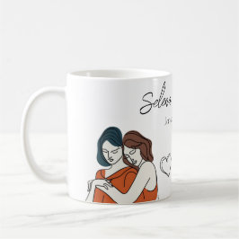 Caneca De Café Correspondência Lésbica Personalizada