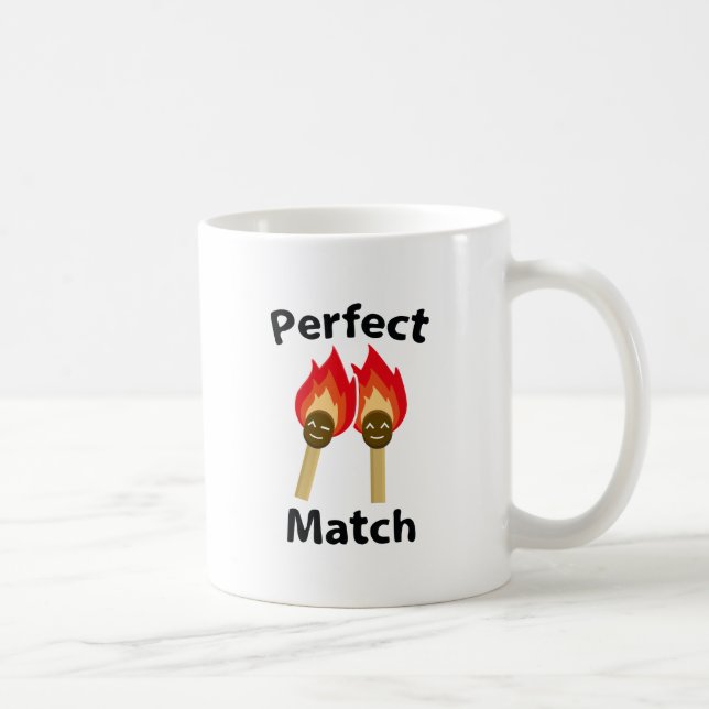 Caneca De Café Correspondência perfeita (Direita)