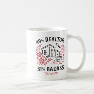 Caneca De Café Corretor 49% Corretor 51% Ruim